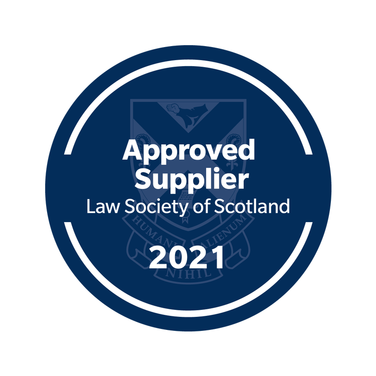 Approved Supplier - Law Society of Scotland 2021